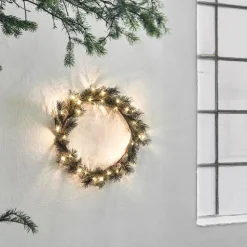 House Doctor Peuce Wreath With LED Nature