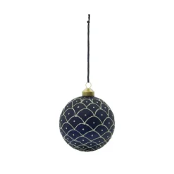 House Doctor Poca Ornament Purple