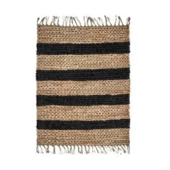 House Doctor Rimi Rug Natural/Black