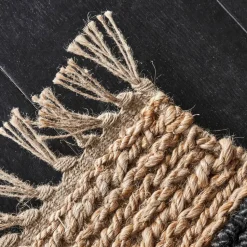 House Doctor Rimi Rug Natural/Black