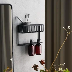 House Doctor Shelf Bath Black