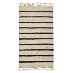 House Doctor Sima Rug Black/Natural