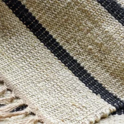 House Doctor Sima Rug Black/Natural