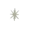 House Doctor Spike Ornament Silver/Glitter Small