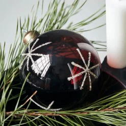 House Doctor Star Ornament Burgundy