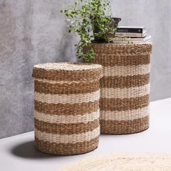 House Doctor Storage Baskets Geet Nature/Brown