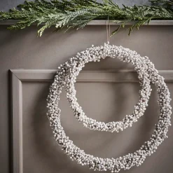 House Doctor Winter Wreath White Small