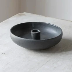 Julie Damhus Studio Oda Lysestage Skål Blå Stor