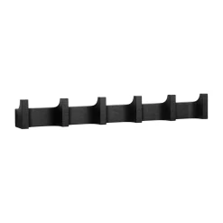 Kristina Dam Studio Column Coat Rack Long Black Lacquered Oak