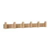 Kristina Dam Studio Column Coat Rack Long Light Oiled Oak