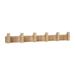 Kristina Dam Studio Column Coat Rack Long Light Oiled Oak