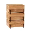 Kristina Dam Studio Stack Storage Boxes Warm Oiled Oak & Walnut