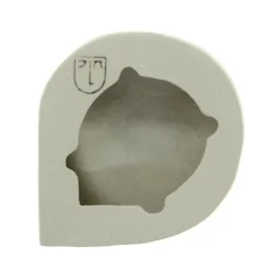 Laoru Laoru Rounded Eye Left Relief Crystal Green