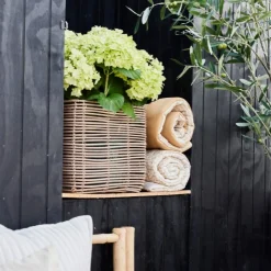 Lene Bjerre Design Harper Basket Set Nature/Grey