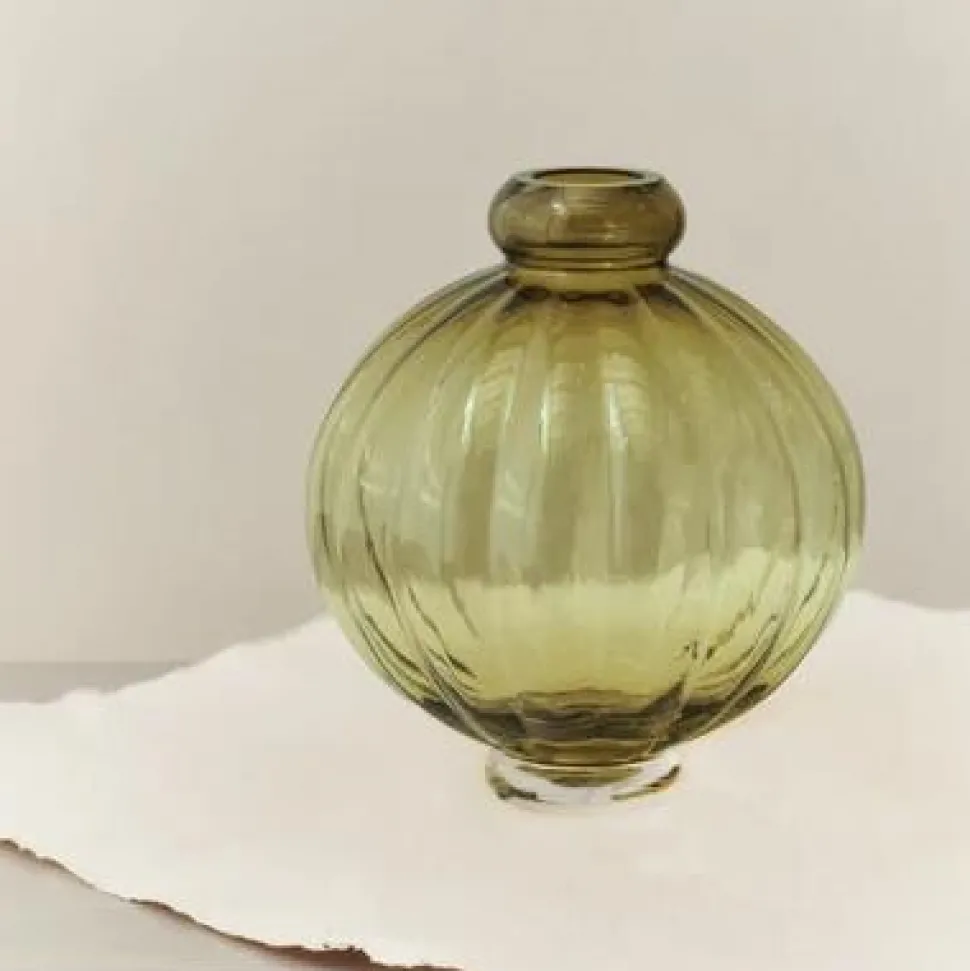 Louise Roe Balloon Vase 01 Olive