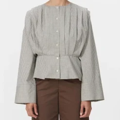 Lovechild 1979 Etta Blouse Beige Check