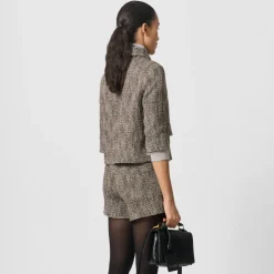 Lovechild 1979 Kimi Shorts Brown Herringbone