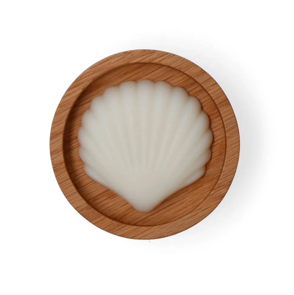 Mellow Mind Soap Dish Oak Round