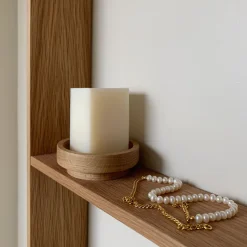 Mellow Mind Soap Dish Oak Round