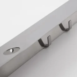 Meraki Bottle Hanger With Hooks Brushed Silver