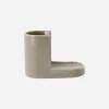Meraki Brush & Soap Holder Datura Shellish Grey Small