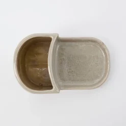 Meraki Brush & Soap Holder Datura Shellish Grey Small