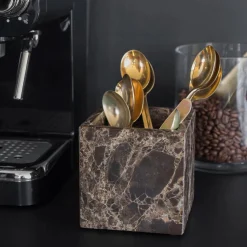 Mette Ditmer Marble Cube Brown