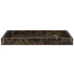 Mette Ditmer Marble Deco Tray Brown