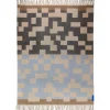 Mette Ditmer Maze Throw Light Blue