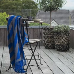 Mette Ditmer Retro Throw Cobalt