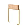 Moebe Toilet Roll Holder Oak/Brass