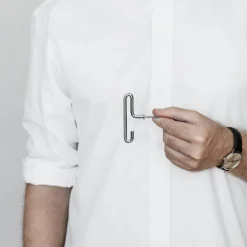 Moebe Wall Hook Stainless Steel Small (2-pcs.)