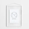 Moebe White Frame A4