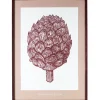 Monika Petersen Artichoke Poster Cherry Red