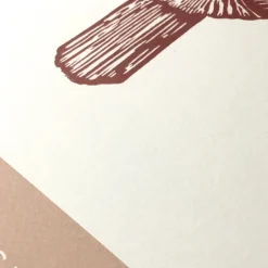 Monika Petersen Artichoke Poster Cherry Red