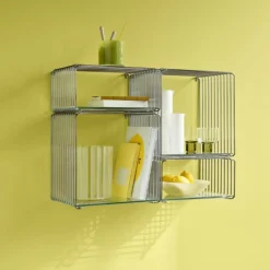 Montana Panton Wire, Single, Half Height, Chrome