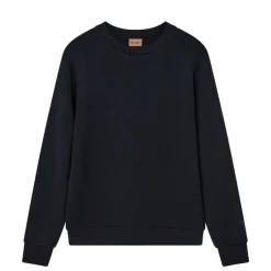 Mos Mosh Gallery Abel Crew Neck Sweat Salute Navy