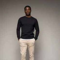 Mos Mosh Gallery Abel Crew Neck Sweat Black