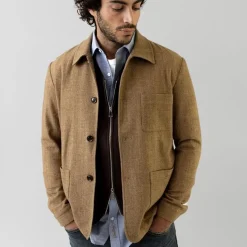 Mos Mosh Gallery Conor Herringbone Jacket Ermine