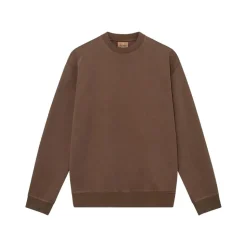Mos Mosh Gallery French Faded Sweatshirt Chocolate Brown