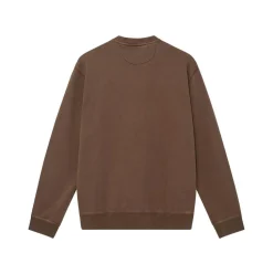 Mos Mosh Gallery French Faded Sweatshirt Chocolate Brown