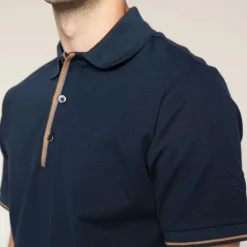 Mos Mosh Gallery Harvey Polo SS Tee Navy