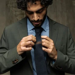 Mos Mosh Gallery James Dynamic Luxe Blazer Dark Green