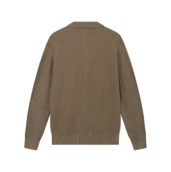 Mos Mosh Gallery Royce Zip Polo Knit Ermine