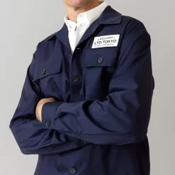 Mos Mosh Gallery Tokio Jacket Indigo Blue