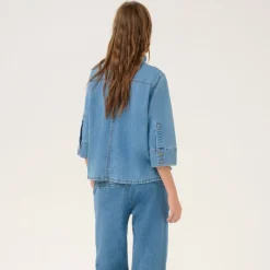 My Essential Wardrobe Lara Blouse Medium Blue Wash