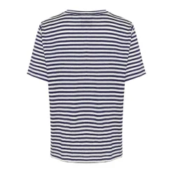 My Essential Wardrobe Lisa Striped Tee Dark Sapphire Blue Stripe