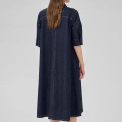 My Essential Wardrobe MaloMW Long Dress Dark Blue