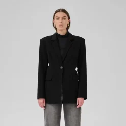 My Essential Wardrobe MilanMW Shaped Blazer Black