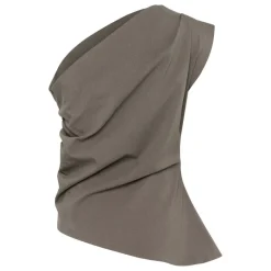 My Essential Wardrobe Sora Off Shoulder Top Major Brown